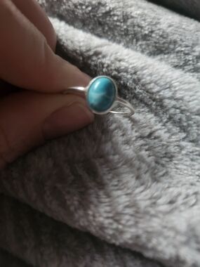 Sterling silver  ring with turquoise stone